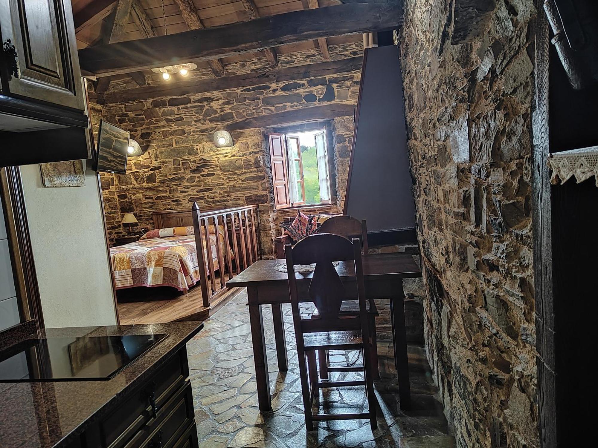 Apartamentos Rurales Casa Do Cabo Vega de Logares ภายนอก รูปภาพ